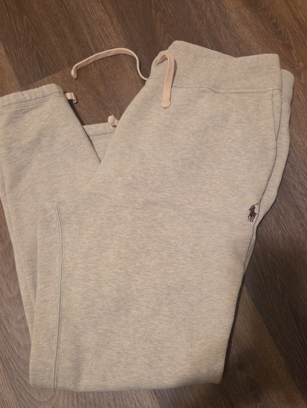 Polo by Ralph Lauren Mens Light Heather Gray Joggers